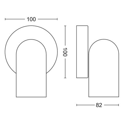 Philips - Kohtvalgusti 1xGU10/5,5W/230V