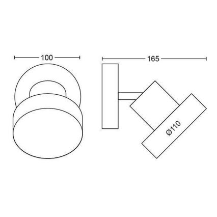 Philips 50601/30/P0 - LED Kohtvalgusti BUKKO LED/4,5W/230V