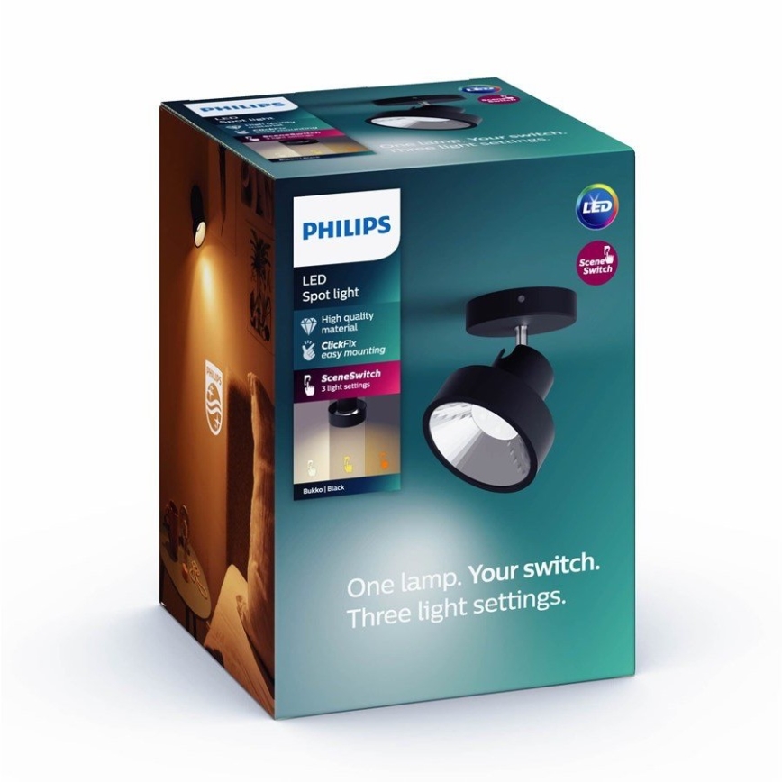 Philips 50601/30/P0 - LED Kohtvalgusti BUKKO LED/4,5W/230V