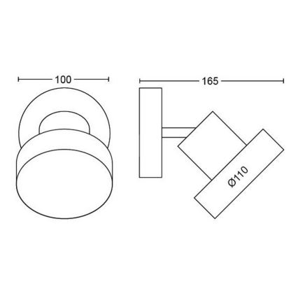 Philips 50601/31/P0 - LED Kohtvalgusti BUKKO LED/4,5W/230V