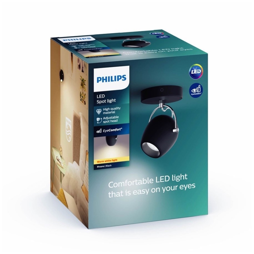 Philips 50611/30/P0 - LED Kohtvalgusti RIVANO LED/4,3W/230V