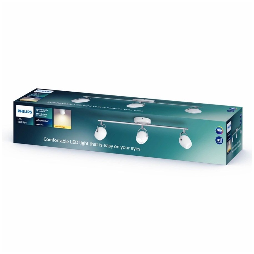 Philips 50613/31/P0 - LED Kohtvalgusti RIVANO 3xLED/4,3W/230V
