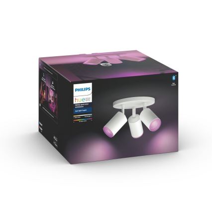 Philips - LED RGBW Hämardatav kohtvalgusti Hue FUGATO 3xGU10/5,7W/230V