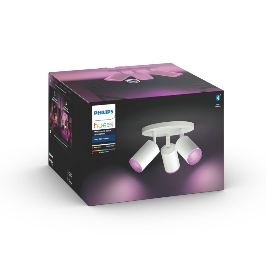 Philips - LED RGBW Hämardatav kohtvalgusti Hue FUGATO 3xGU10/5,7W/230V