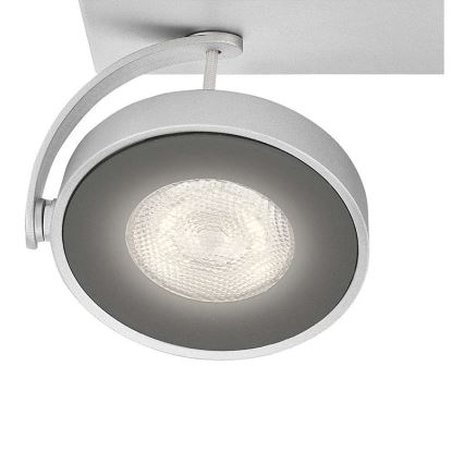 Philips 53172/48/16 - LED Kohtvalgusti MYLIVING CLOCKWORK 2x LED/4,5W/230V