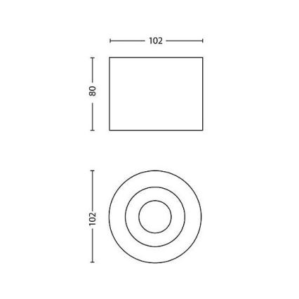 Philips - LED Hämardatav kohtvalgusti 1xLED/4.5W/230V