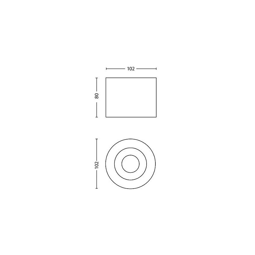 Philips - LED Hämardatav kohtvalgusti 1xLED/4.5W/230V