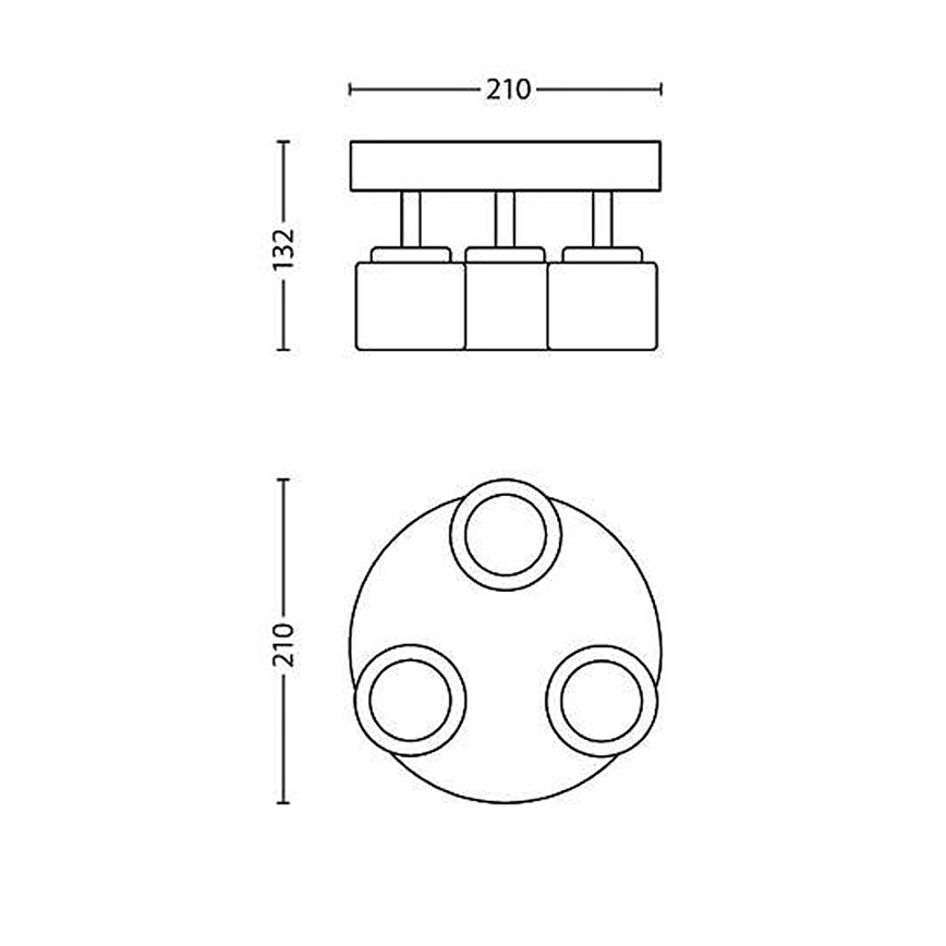 Philips - LED Kohtvalgusti 3x LED/4W/230V