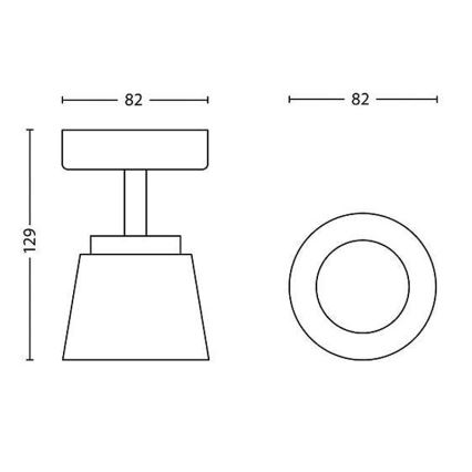 Philips - LED Kohtvalgusti 1xLED/4W/230V