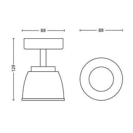 Philips - LED Kohtvalgusti 1xLED/4W/230V