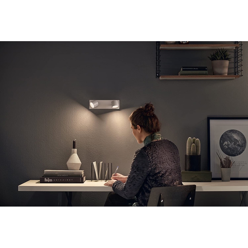 Philips 56242/31/P0 - LED Hämardatav kohtvalgusti STAR 2xLED/4,5W/230V