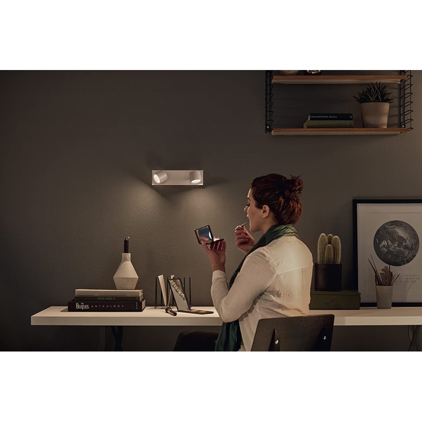 Philips 56242/31/P0 - LED Hämardatav kohtvalgusti STAR 2xLED/4,5W/230V