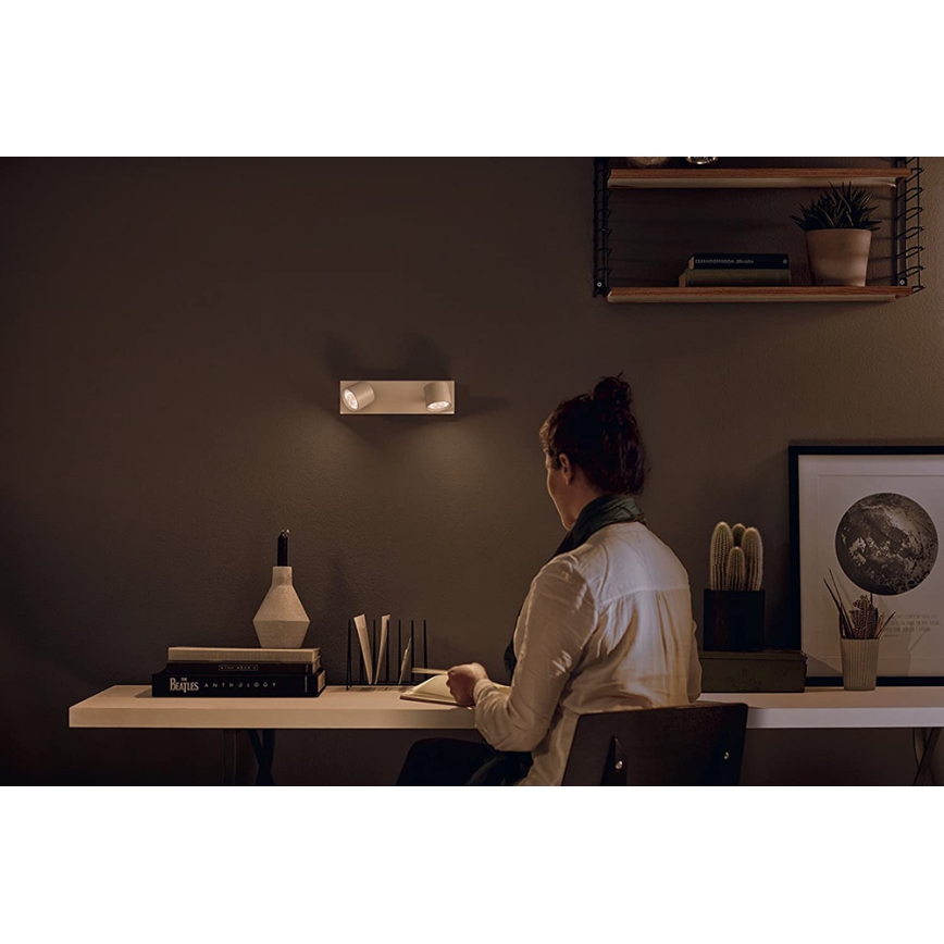 Philips 56242/31/P0 - LED Hämardatav kohtvalgusti STAR 2xLED/4,5W/230V