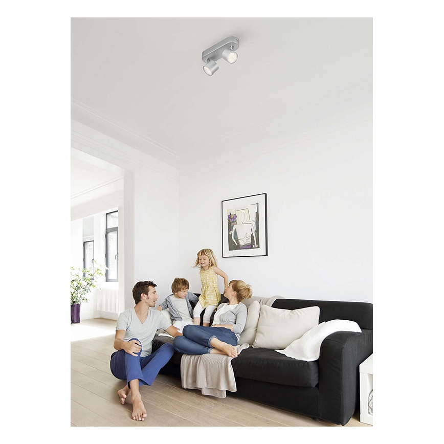 Philips - LED Hämardatav kohtvalgusti 2xLED/4,5W/230V