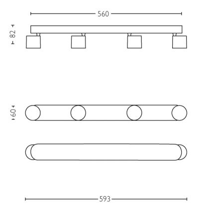 Philips - LED Hämardatav kohtvalgusti 4xLED/4,5W/230V