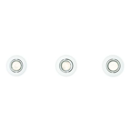 Philips 59243/31/E7 - KOMPLEKT 3x Süvistatav valgusti ENIF 1xGU10/50W/230V