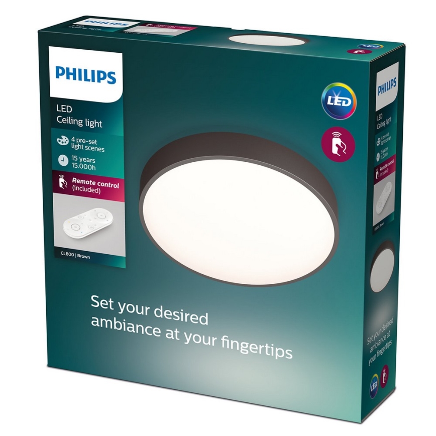 Philips - hämardatav LED-laevalgusti LED/28W/230V + kaugjuhtimispult