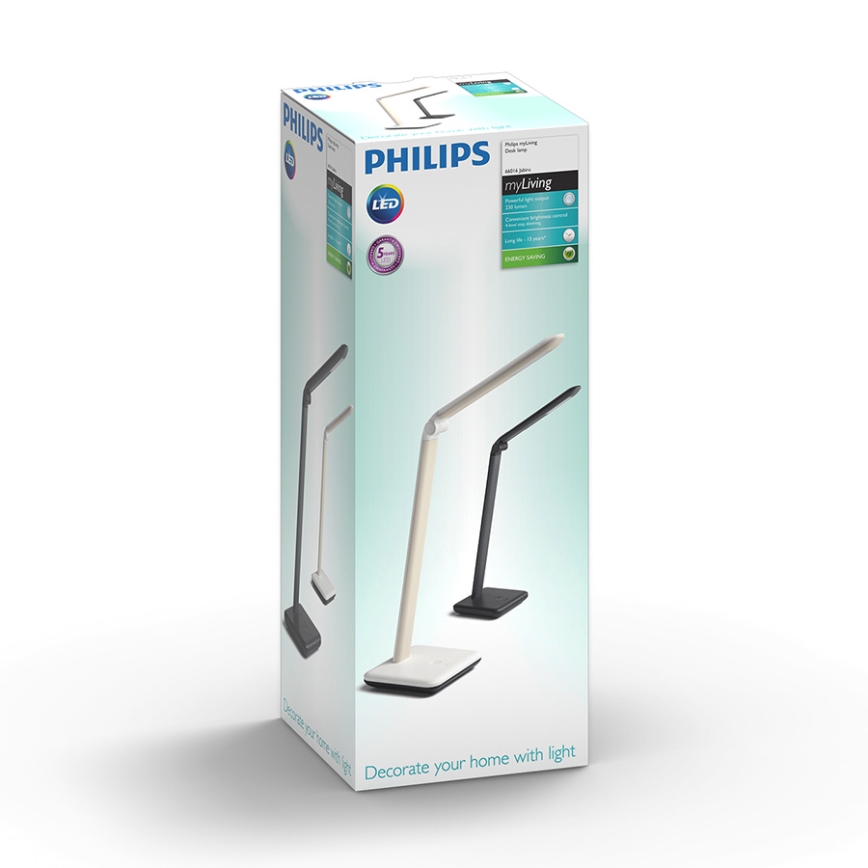 Philips 66016/31/P3 - hämardatav LED laualamp JABIRU LED/4,5W/230V valge