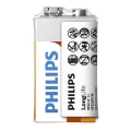 Philips 6F22L1F/10 - Tsinkkloriid-patareid 6F22 LONGLIFE 9V 150mAh