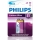 Philips 6FR61LB1A/10 - liitiumpatareid 6LR61 LITHIUM ULTRA 9V