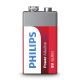 Philips 6LR61P1B/10 - leelispatareid 6LR61 POWER ALKALINE 9V 600mAh