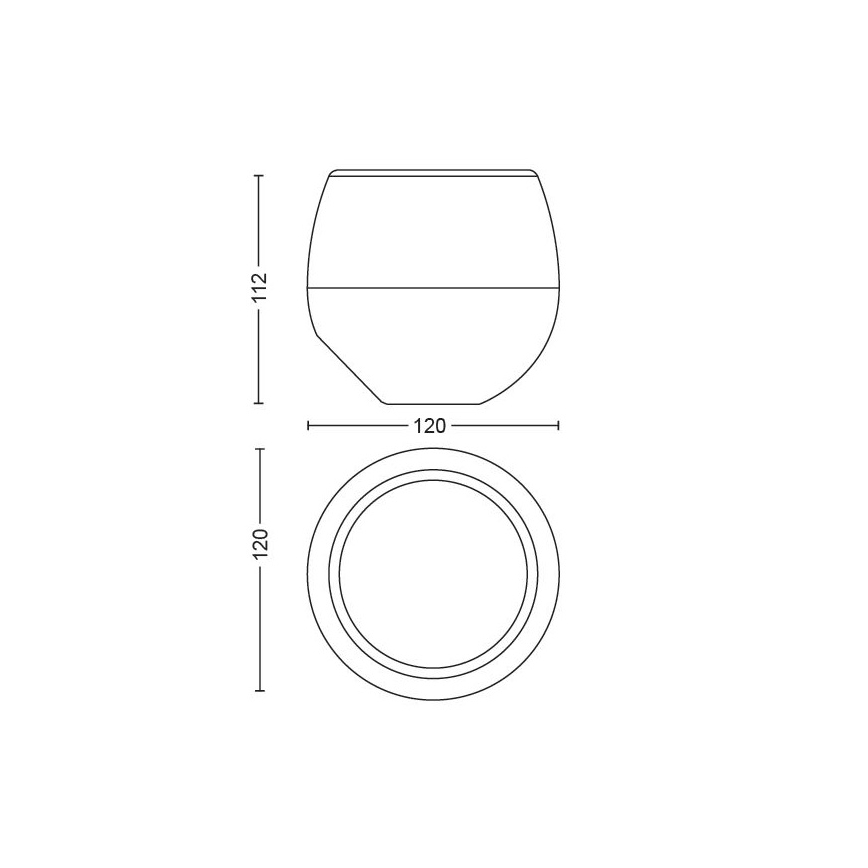 Philips 70105/31/P6 -LED RGB Hämardatav laualamp MYLIVING BERRY 1xLED/3W/5V