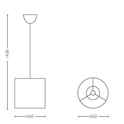 Philips - LED Lühter lastetuppa 1xE27/23W/230V