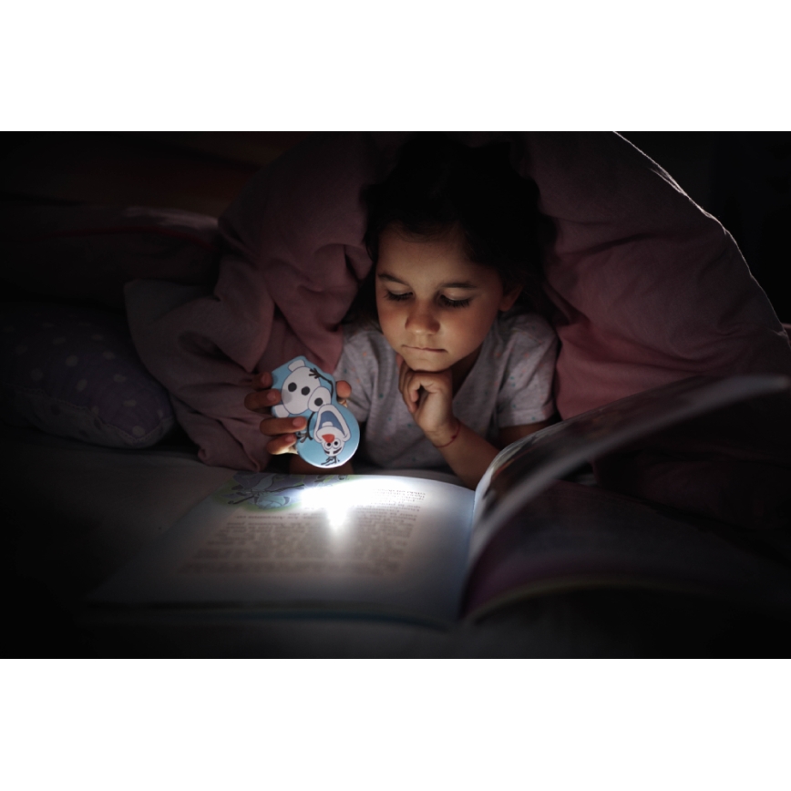 Philips 71767/08/16 - LED Laste taskulamp DISNEY FROZEN 1xLED/0,3W/2xAAA