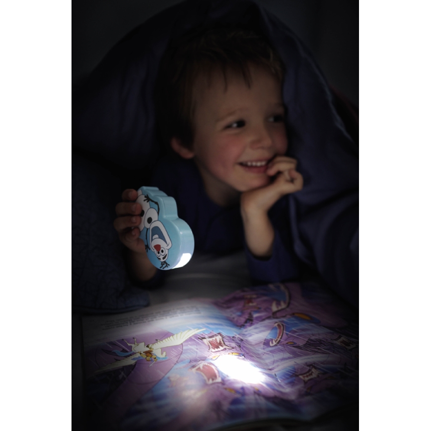 Philips 71767/08/16 - LED Laste taskulamp DISNEY FROZEN 1xLED/0,3W/2xAAA