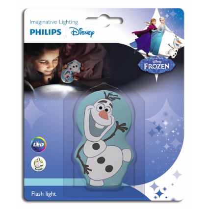 Philips 71767/08/16 - LED Laste taskulamp DISNEY FROZEN 1xLED/0,3W/2xAAA