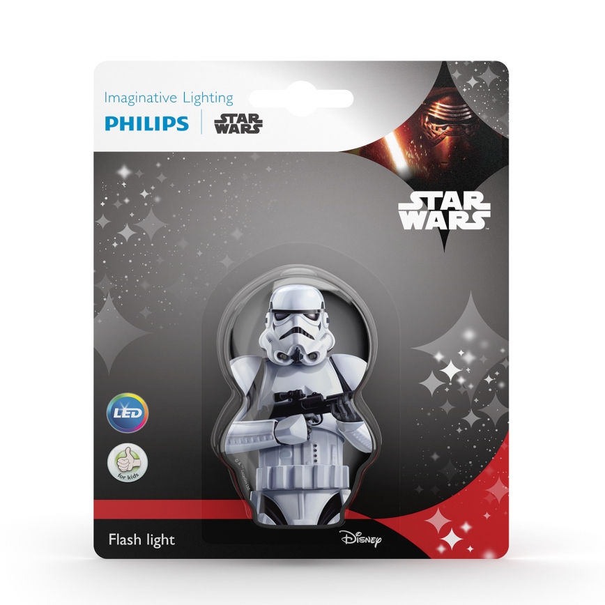 Philips 71767/97/16 - LED laste taskulamp DISNEY STAR WARS 1xLED/0,3W/2xAAA