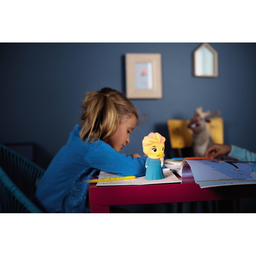 Philips 71768/03/16 - LED Lamp lastetuppa DISNEY ELSA 1xLED/0,3W/3V