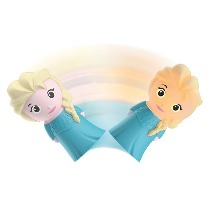 Philips 71768/03/16 - LED lastelamp DISNEY ELSA LED/0,3W/3V