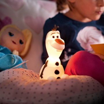Philips 71768/08/16 - Laste LED-lamp DISNEY FROZEN OLAF LED/0,3W/2xAAA lumememm