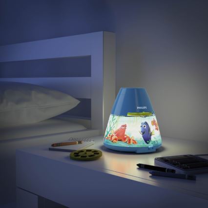 Philips 71769/90/16 - LED laste projektor DISNEY DORY LED/0,1W/3xAAA