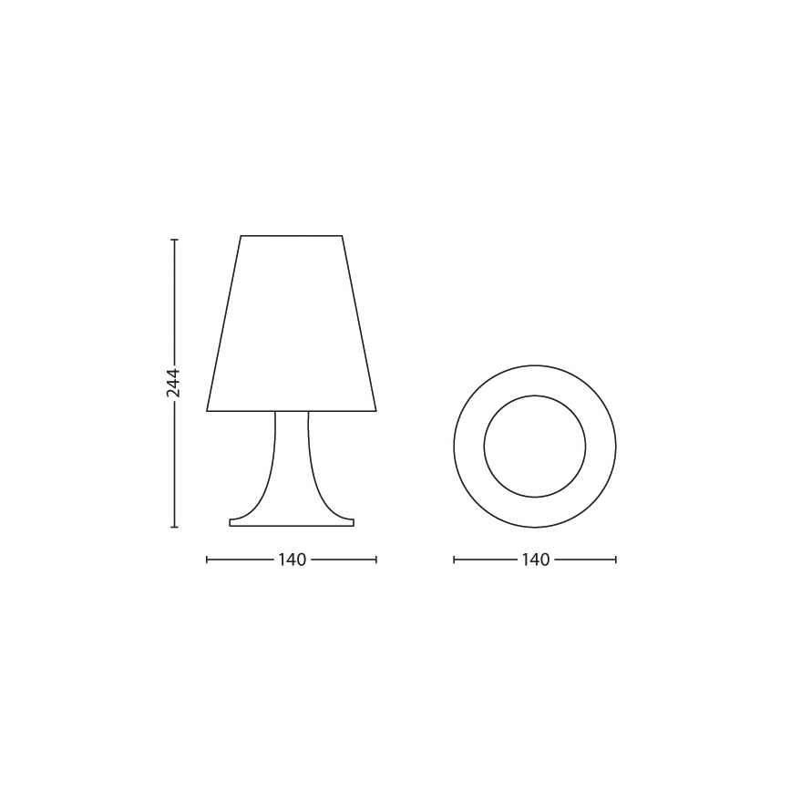 Philips - LED Laualamp lastetuppa 1xLED/2,3W/230V