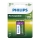 Philips 9VB1A17/10 - Laetav patarei MULTILIFE NiMH/9V/170 mAh