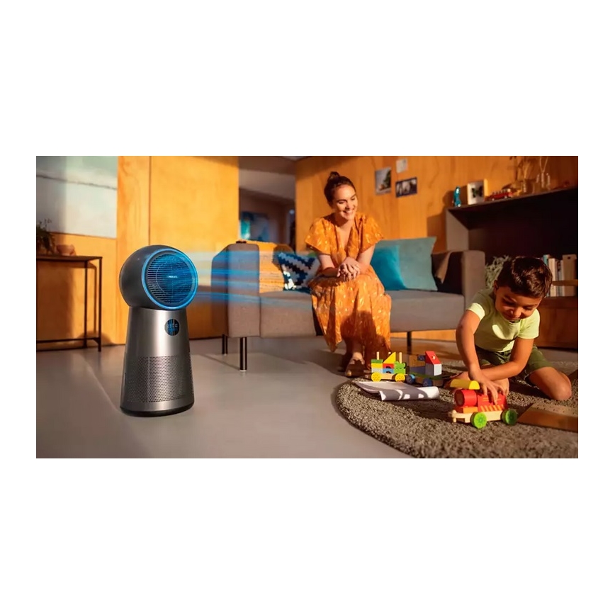 Philips AMF220/15 - Õhupuhasti, ventilaator ja kütteseade 3-ühes SERIES 2000 230V + pult