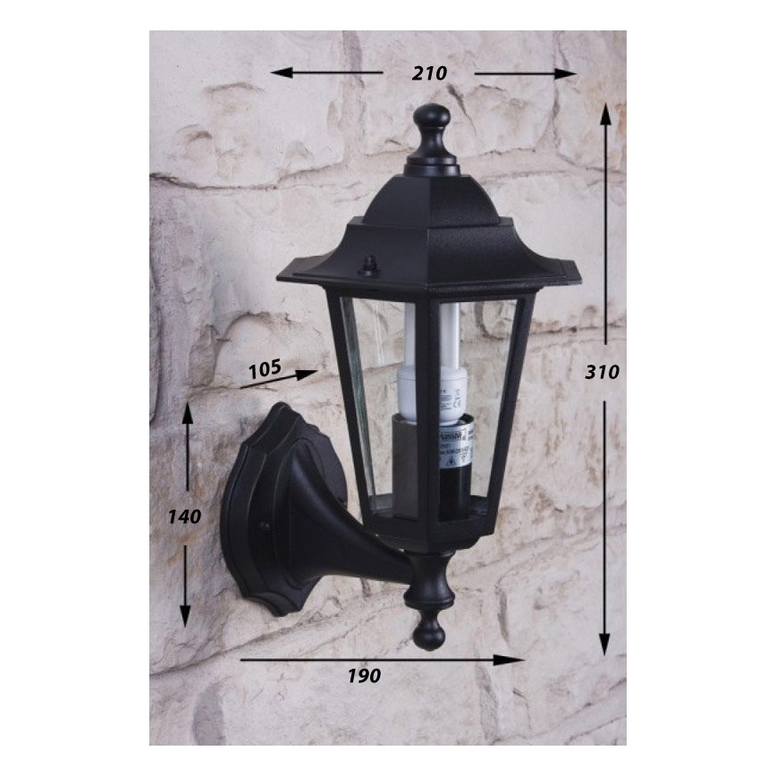 Philips - Väli seinavalgusti 1xE27/60W IP44