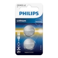 Philips CR2032P2/01B - 2 tk Liitium nööppatarei CR2032 MINICELLS 3V 240mAh