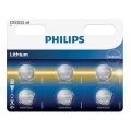 Philips CR2032P6/01B - 6 tk Liitium-nööppatarei CR2032 MINICELLS 3V 240mAh