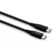 Philips DLC5206C/00 - USB kaabel USB-C 3.0 ühenduspesa 2m must/hall