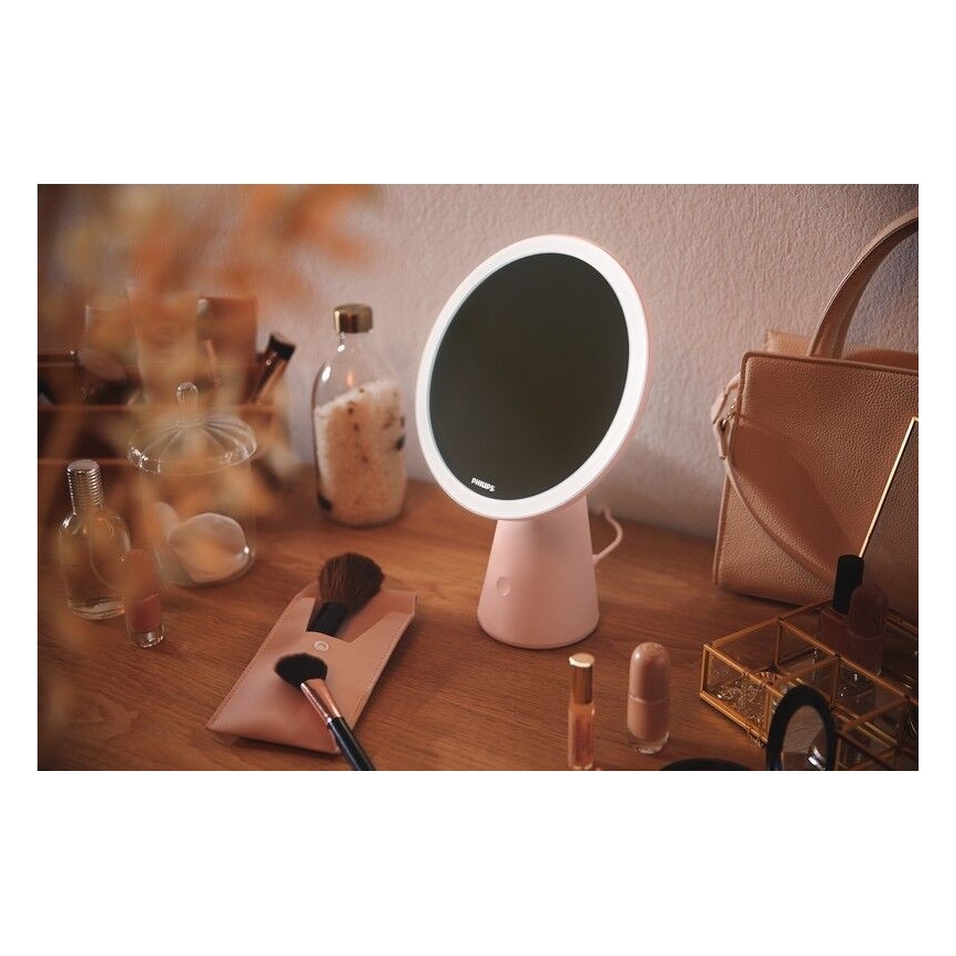 Philips - Hämardatav kosmeetikapeegel kood LED taustvalgustusega MIRROR LED/4,5W/5V