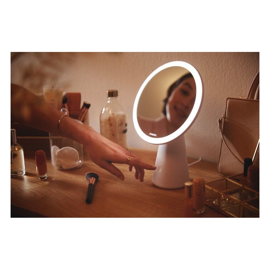 Philips - Hämardatav kosmeetikapeegel kood LED taustvalgustusega MIRROR LED/4,5W/5V