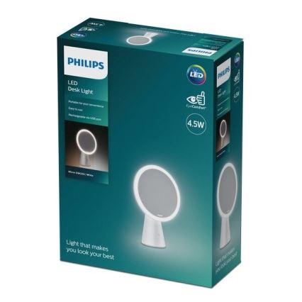 Philips - Hämardatav kosmeetikapeegel koos LED taustvalgustusega MIRROR LED/4,5W/5V