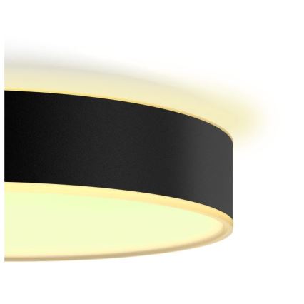 Philips - LED hämardatav laelamp Hue LED/19,2W/230V 2200-6500K läbimõõt 381 mm must + kaugjuhtimispult