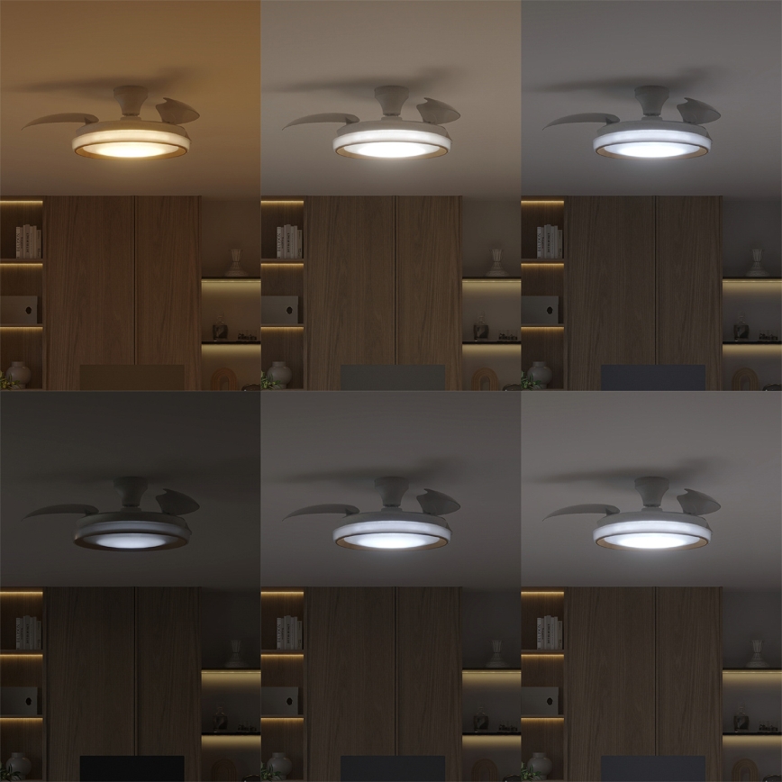 Philips - LED hämardatav laelamp ventilaatoriga BLISS LED/35W/230V, kuldne + kaugjuhtimispult