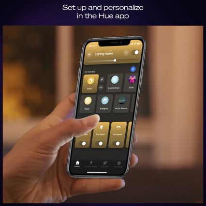 Philips - Hue AURELLE LED hämardatav laelamp LED/21W/230V 2200–6500K läbimõõt 39,5 cm must