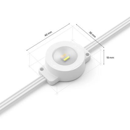 Philips – Hue FESTAVIA LED RGBW hämardatav välistingimustesse mõeldud valguskett, 32×LED, 18 m, 1000–20000 K, IP65