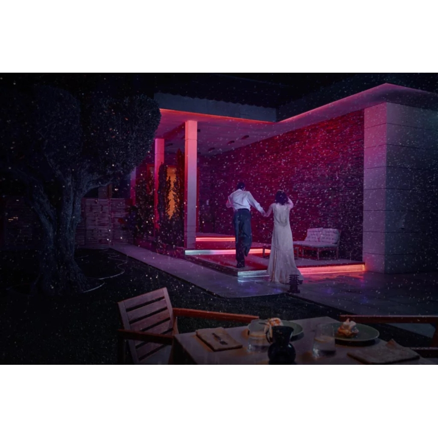 Philips -LED RGBW hämardatav välisvalgusriba Hue FLUX 10m LED/30W/230V 2200-6500K IP67